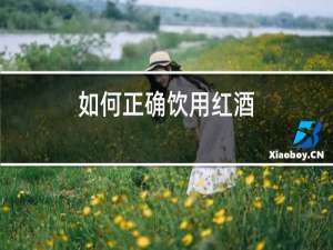 如何正确饮用红酒