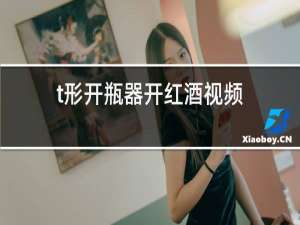 t形开瓶器开红酒视频