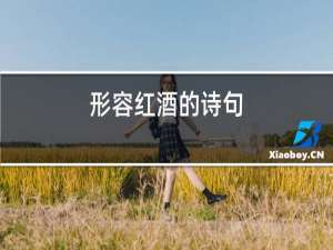 形容红酒的诗句