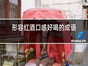 形容红酒口感好喝的词语
