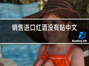 销售进口红酒没有贴中文标志