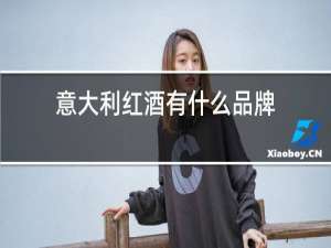 意大利红酒有什么品牌