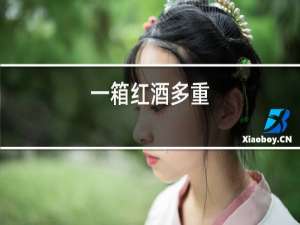 一箱红酒多重