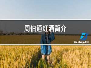 周伯通红酒简介
