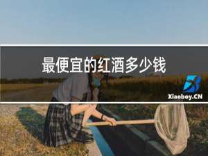 最便宜的红酒多少钱