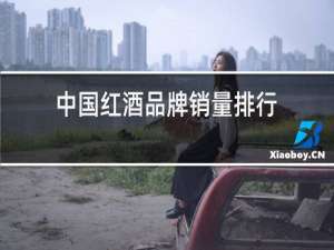 中国红酒品牌销量排行
