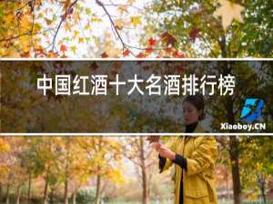 中国红酒十大名酒排行榜