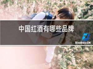 中国红酒有哪些品牌