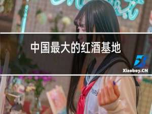 中国最大的红酒基地