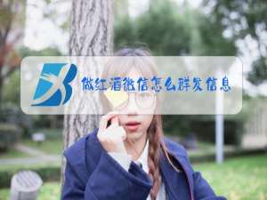 做红酒微信怎么群发信息给客户有效