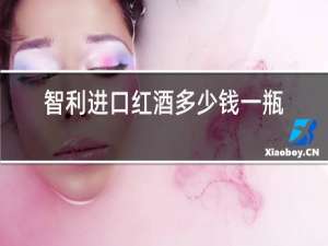 智利进口红酒多少钱一瓶