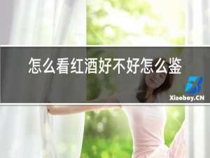 怎么看红酒好不好怎么见