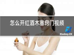 怎么开红酒木塞窍门视频