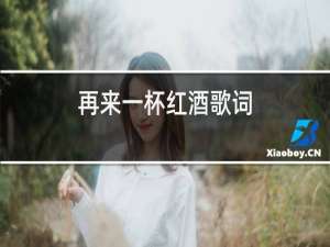 再来一杯红酒歌词