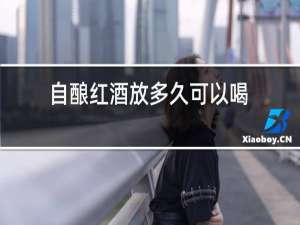 自酿红酒放多久可以喝