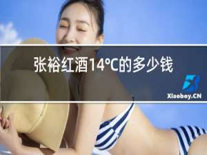张裕红酒14℃的多少钱