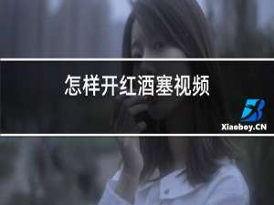 怎样开红酒塞视频