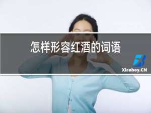 怎样形容红酒的词语