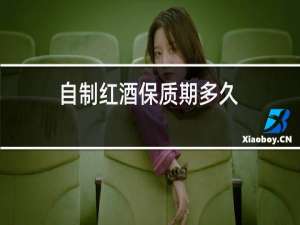 自制红酒保质期多久