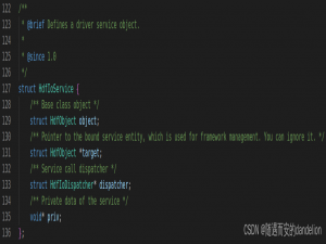 HDF驱动框架的API（1）