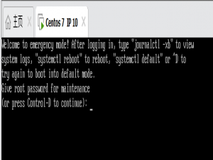 [CentOS 7 开机提 try again to boot into default mode.give root password for maintenance