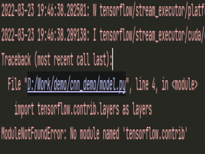 成功解决No module named ‘tensorflow.contrib‘