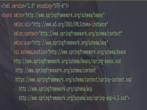 Spring-aop的配置文件问题bug：XML document from class path resource [aop.annotation.xml] is invalid