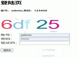 Security+Captcha验证码登录案例-带网页案例（附完整git项目源码）