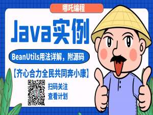 【Java 代码实例 14】BeanUtils用法详解，附源码分析