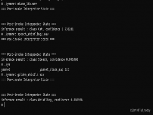 在OpenHarmony上，使用tensorflow lite推理Yamnet实现语音分类