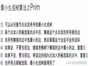 prim算法 (普利姆算法) (图 / 最小生产树)