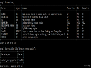 【MySQL入门实战3】-存储引擎