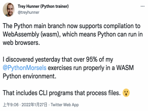 印度欲自研系统以替代 iOS 和 Android；基于 OpenJDK 17 的龙芯平台 Java 环境发布；Python 即将支持 WebAssembly | 开源日报