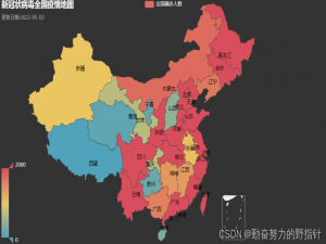 pyecharts实现疫情可视化地图学习笔记