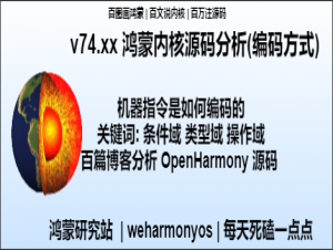 v74.01 鸿蒙内核源码分析(编码方式篇) | 机器指令是如何编码的 | 百篇博客分析OpenHarmony源码