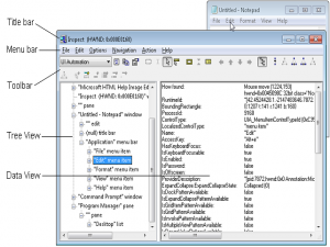 初识UI自动化（inspect.exe + uiautomation）