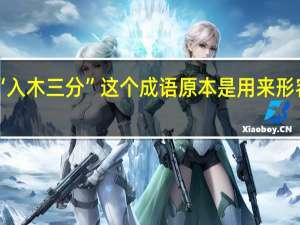 “入木三分”这个成语原本是用来形容什么