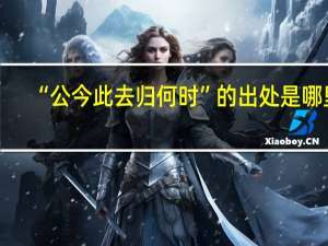 “公今此去归何时”的出处是哪里
