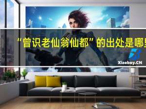 “曾识老仙翁仙都”的出处是哪里