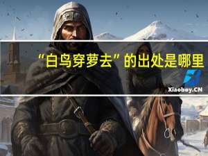 “白鸟穿萝去”的出处是哪里