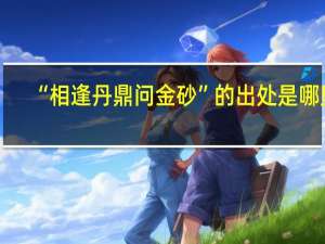 “相逢丹鼎问金砂”的出处是哪里