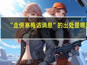 “走傍寒梅访消息”的出处是哪里