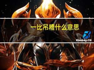 一比吊糟什么意思（一逼）
