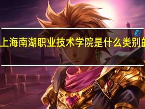 上海南湖职业技术学院是什么类别的学校