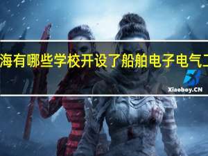 上海有哪些学校开设了船舶电子电气工程专业
