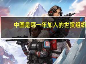中国是哪一年加入的世贸组织