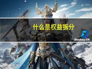 什么是权益拆分