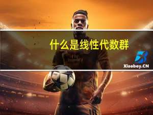 什么是线性代数群