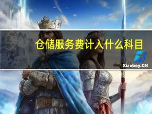 仓储服务费计入什么科目