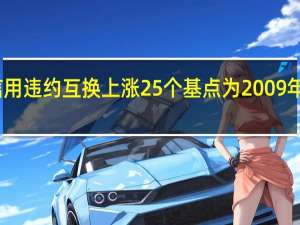 以色列信用违约互换（CDS）上涨25个基点为2009年以来最大涨幅